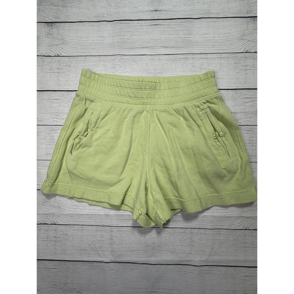 aerie Pants - Aerie Lime Green Cotton Shorts XS‎ Loungewear Casual Beach Summer Relaxed
